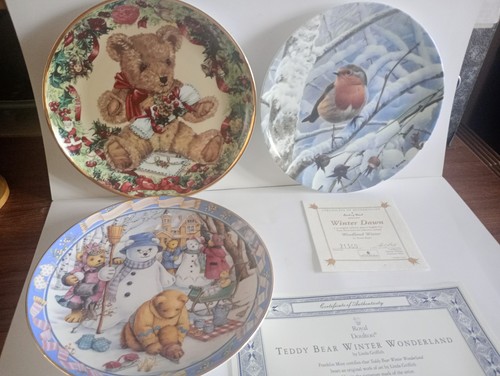 Christmas collector plates - christmas,