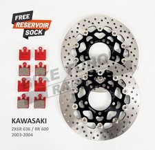 Brembo Serie Oro Front Discs and SA Pads fits Kawasaki ZX6R 636 / RR 600 2003-04