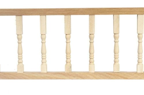 Dolls house turned porch rail - porch,