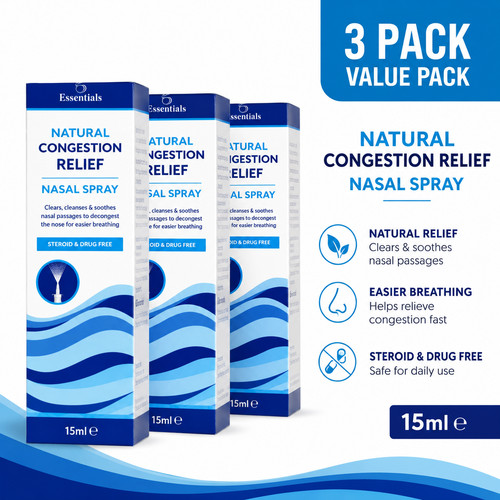 3x15ml essentials saline nasal - essentials,