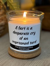 Funny Candle Label Sticker -
