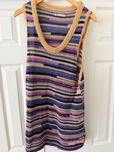 Zara men thick knit - , tank