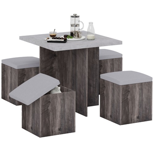 Homcom dining table 4 - homcom,