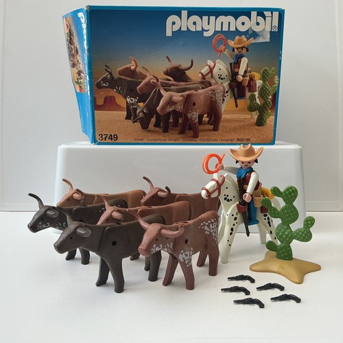 Playmobil 3749 longhorn cattle - playmobil,