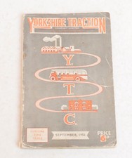 Bus Coach Timetable & Map Yorkshire Traction September 1954
