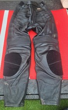 Akito Leather Motorcycle Trousers. Size UK 32.