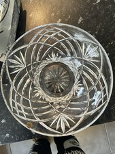 Capri crystal large fruit bowl - crystal,