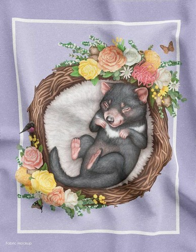 Australian native nursery cot - australian,