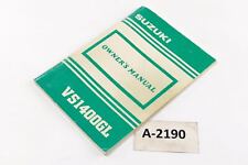 Suzuki VS 1400 GL Intruder VX51L 1992 - Manual A2190