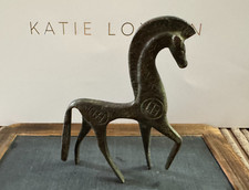 Vintage Bronze Etruscan Horse