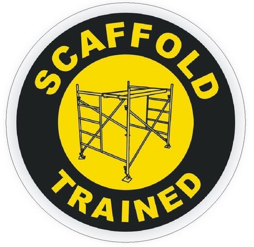 Scaffold trained hard hat - scaffold,