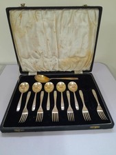 vintage 6 Elkington Silver