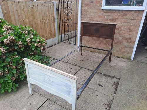 Vintage single bed - vintage,
