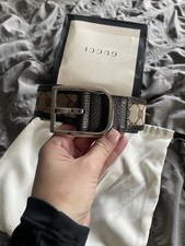 Gucci Double G Canvas Belt