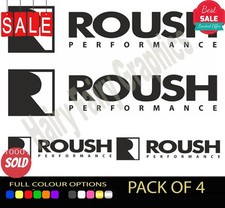 4x ROUSH Vinyl Sticker Decal