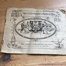 Late Victorian Sheet Music For Children - The Little People’s Musical Box 