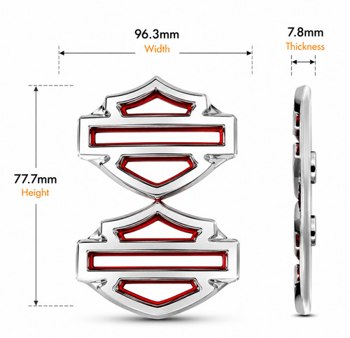 Cvo emblems silver set for - 3d,