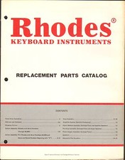 1980s RHODES KEYBOARD MUSICAL
