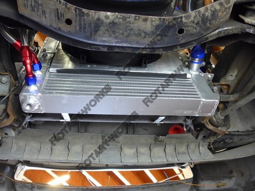 Oil cooler line fitting - line,