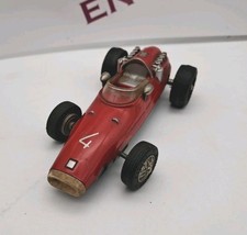 Vintage Schuco Micro Racer 1040/1 Red Ferrari No. 4 Western Germany