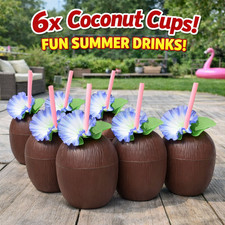 6 x Coconut Cups Novelty