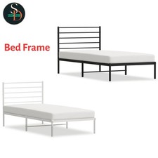 Metal Bed Frame with Headboard