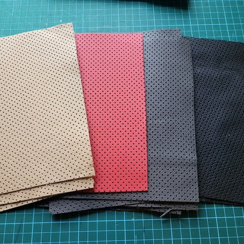 Perforated leather ideal for - perforated,