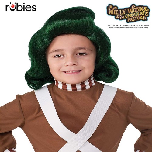 Oompa loompa green child wig - oompa,