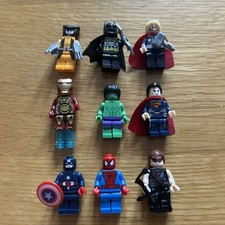 Superhero Small Compatible Figures X9.Wolverine. Batman. Thor. Hulk. Spider Man