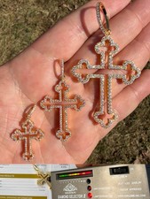 Cutout Gothic Cross Iced