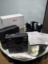 MINT Leica Minilux 35mm Film Camera w/ Summarit 40mm f/2.4  Black with Data Back