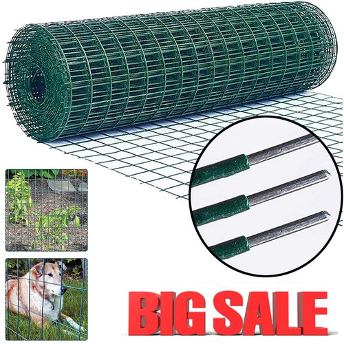 Wire mesh green - pvc, coated