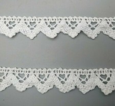 Vintage White Crochet Type