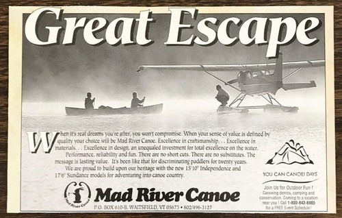 1991 mad river - river, canoe