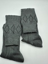 Kilt Socks Scottish Highland Wear Mens ACRYLIC Kilt Socks in GREY only £8.99