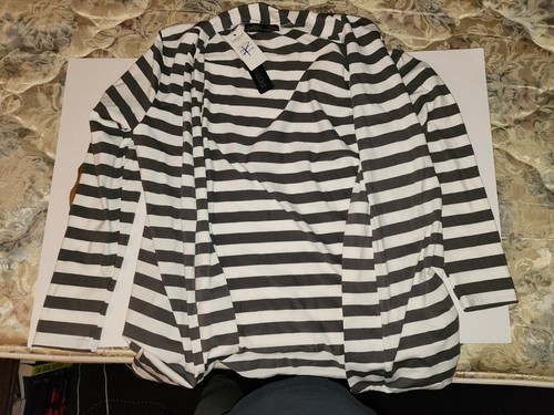 Nwt zanzea gray - white, open