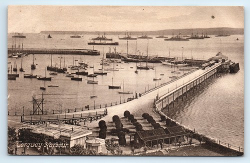 Postcard torquay harbour - postcard,