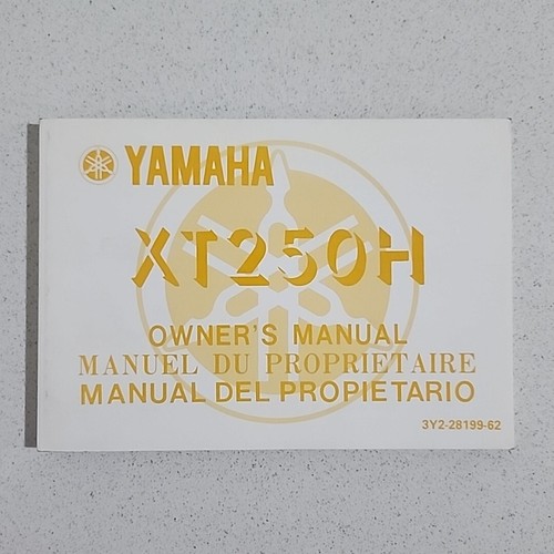 Yamaha model xt250h - model, motorbike