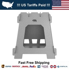 Multi Fuel Burning Camp Stove | Heater, Cooking, BBQ, Grill Folding