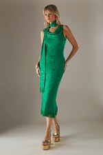 Warehouse Bright Green Dress Womens Occasion Dresses