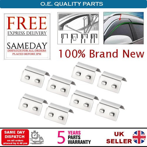 8pcs wind deflector clips - wind, car