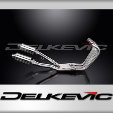 YAMAHA FJ1200 3XW 1991-96 FULL EXHAUST SYSTEM 225mm STAINLESS OVAL SILENCERS