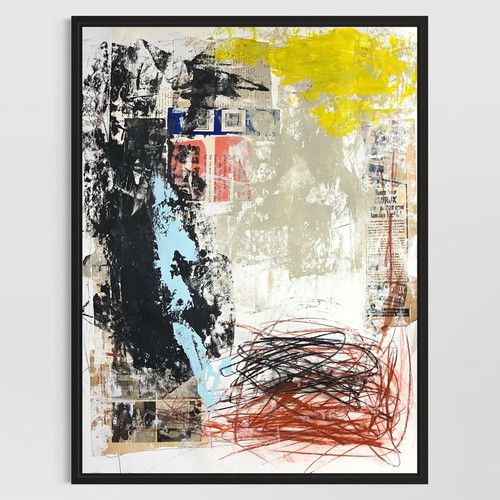 Original mixed media abstract - media,