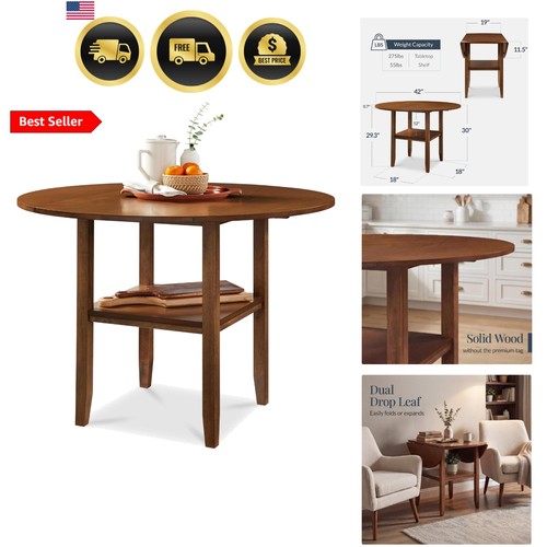 Round drop leaf - 42",