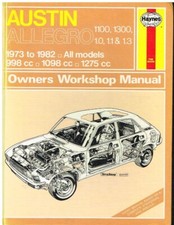 AUSTIN ALLEGRO Mk1 Mk2 Mk3 1.0