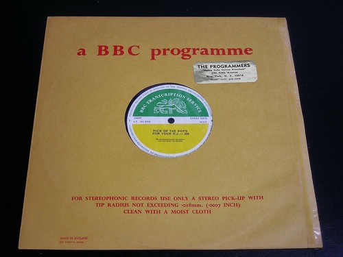 Bbc transcription pick - bbc, lp-pick