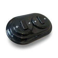Black Ceramic Porcelain Double