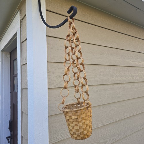 Rattan woven small hanging - rattan,