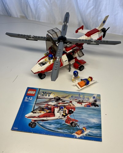Lego city rescue - city:, helicopter