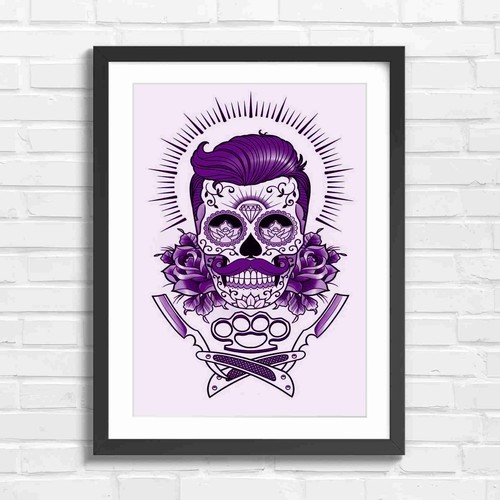 Vintage sugar skull - sugar, art
